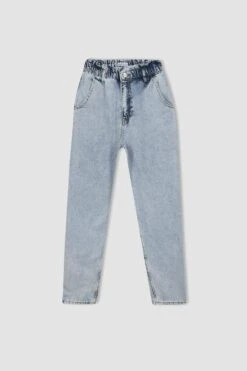 DeFacto Paperbag Jean Crop Fit %100 Pamuk Pantolon 20 DeFacto Paperbag Jean Crop Fit %100 Pamuk Pantolon -Tunik Style A0690AX 23SP NM39 09 01