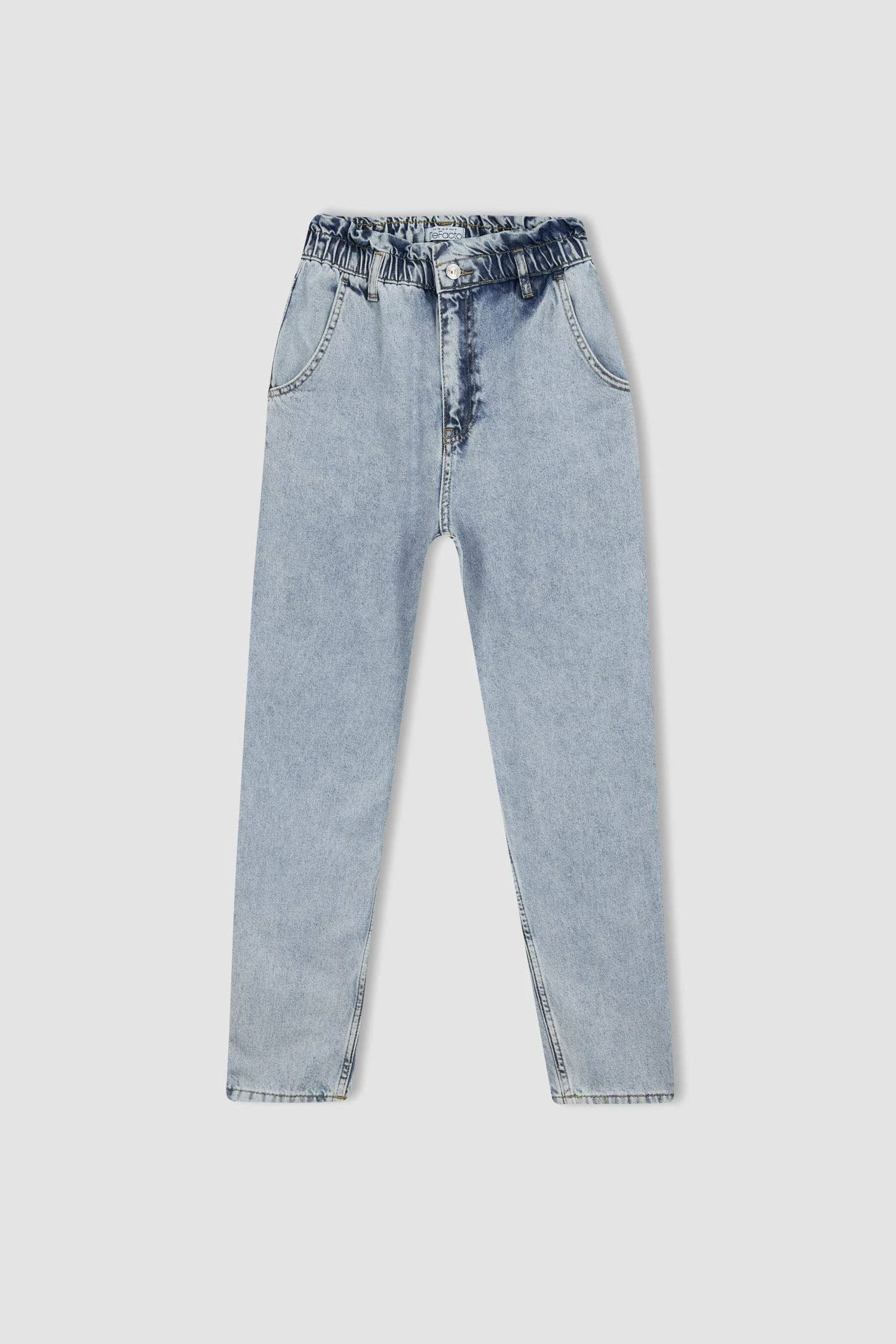 DeFacto Paperbag Jean Crop Fit %100 Pamuk Pantolon 11 DeFacto Paperbag Jean Crop Fit %100 Pamuk Pantolon – Bild 9