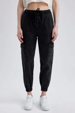 DeFacto Kargo Jogger Jean Bilek Boy %100 Pamuk Pantolon -Tunik Style A1062AX 23SP NM36 03 03
