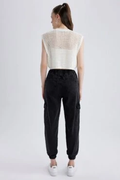 DeFacto Kargo Jogger Jean Bilek Boy %100 Pamuk Pantolon -Tunik Style A1062AX 23SP NM36 05 01