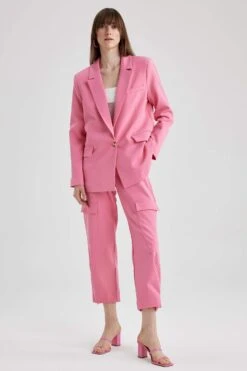 DeFacto Straight Fit Kargo Uzun Krep Pantolon -Tunik Style A1153AX 23SM PN126 05 03