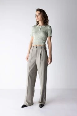DeFacto Geniş Paça Kumaş Pantolon -Tunik Style A1919AX 23SM GN497 02 04