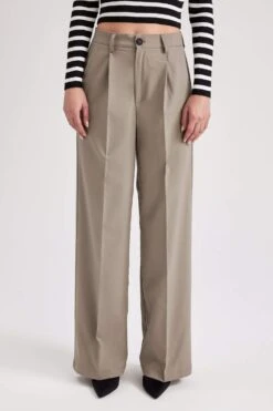 DeFacto Geniş Paça Kumaş Pantolon -Tunik Style A1919AX 23SM GN497 06 03