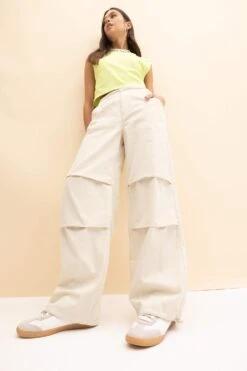 DeFacto Coool Paraşüt Gabardin %100 Pamuk Pantolon