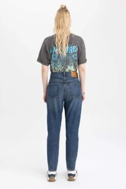 DeFacto X Wiser Wash Mom Fit Jean %100 Pamuk Pantolon -Tunik Style A2556AX 23SP NM34 06 05