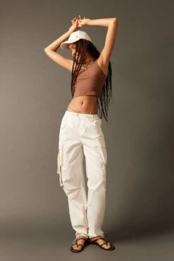 DeFacto Paraşüt Poplin %100 Pamuk Pantolon