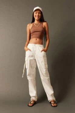 DeFacto Paraşüt Poplin %100 Pamuk Pantolon -Tunik Style A3160AX 23SP WT32 03 03