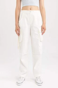 DeFacto Paraşüt Poplin %100 Pamuk Pantolon -Tunik Style A3160AX 23SP WT32 06 02