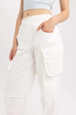 DeFacto Paraşüt Poplin %100 Pamuk Pantolon -Tunik Style A3160AX 23SP WT32 07 01