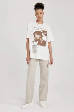 DeFacto Jean Uzun %100 Pamuk Kargo Pantolon