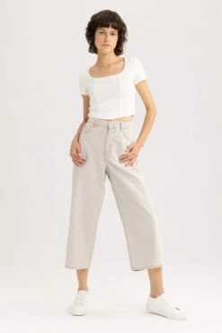 DeFacto Culotte Jean Bilek Boy %100 Pamuk Pantolon -Tunik Style A3478AX 23SM BN142 02 01
