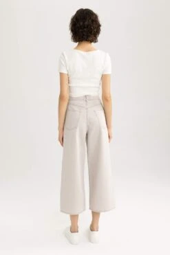 DeFacto Culotte Jean Bilek Boy %100 Pamuk Pantolon -Tunik Style A3478AX 23SM BN142 07 01
