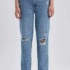 DeFacto Boyfriend Yırtık Detaylı Jean Uzun %100 Pamuk Pantolon -Tunik Style A5157AX 23HS NM39 01 02