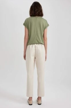DeFacto Regular Chino Cepli Gabardin %100 Pamuk Pantolon -Tunik Style A5310AX 23SP ER224 09 01