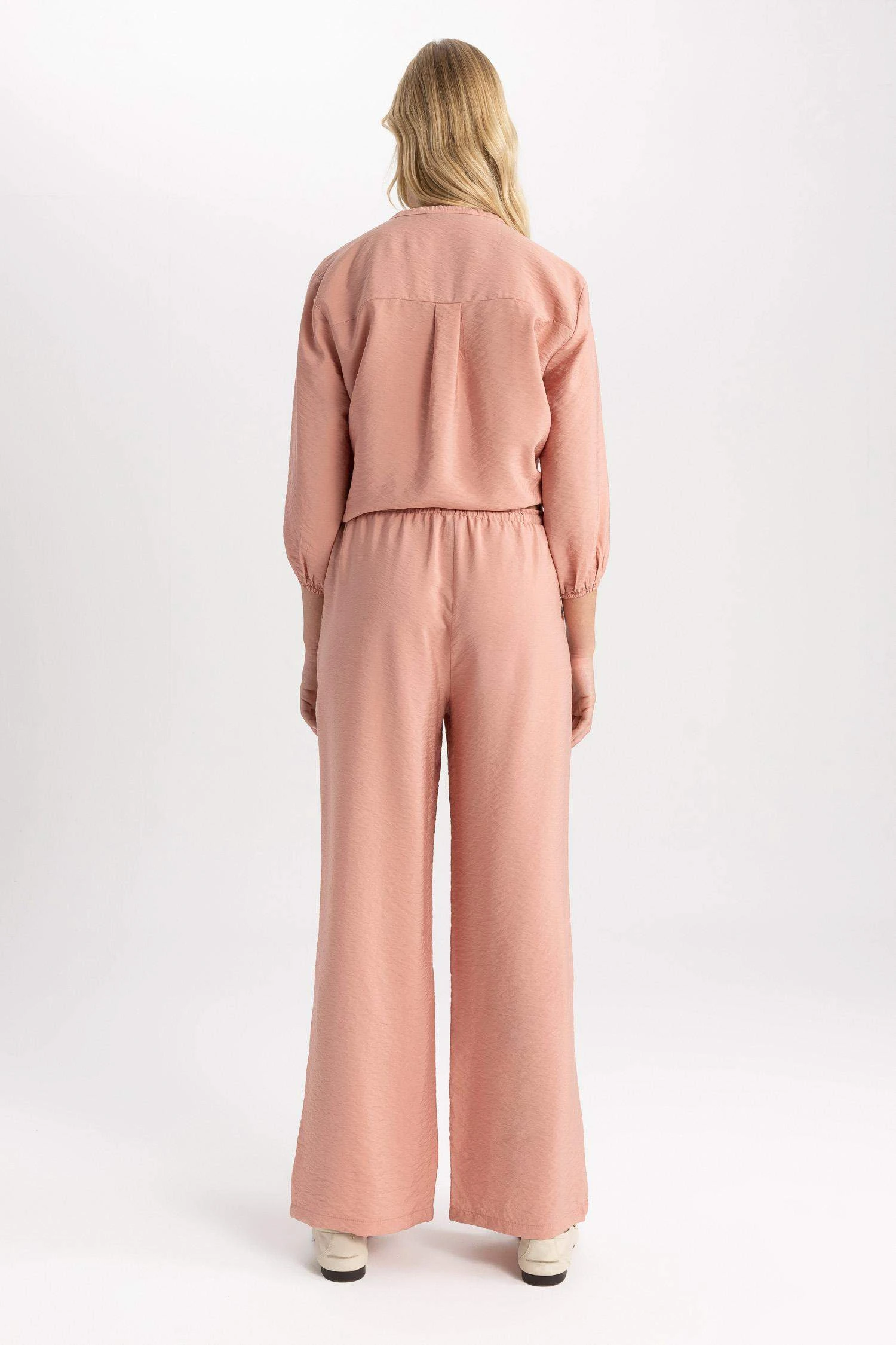 DeFacto Esnek Belli Geniş Paça Palazzo Pantolon 12 DeFacto Esnek Belli Geniş Paça Palazzo Pantolon – Bild 10