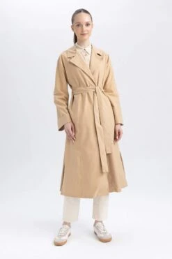 DeFacto Relax Fit Tafta Uzun Kollu Tunik