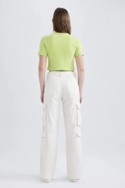 DeFacto Coool Straight Fit Kargo Gabardin %100 Pamuk Pantolon -Tunik Style A6265AX 23SM ER118 06 04