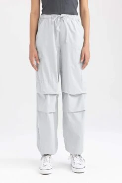 DeFacto Coool Paraşüt Poplin %100 Pamuk Pantolon -Tunik Style A6266AX 23SM GR496 08 02
