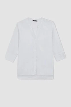 DeFacto Regular Fit Bisiklet Yaka Uzun Kollu %100 Pamuk Gömlek -Tunik Style A6788AX 23SM WT34 07 01