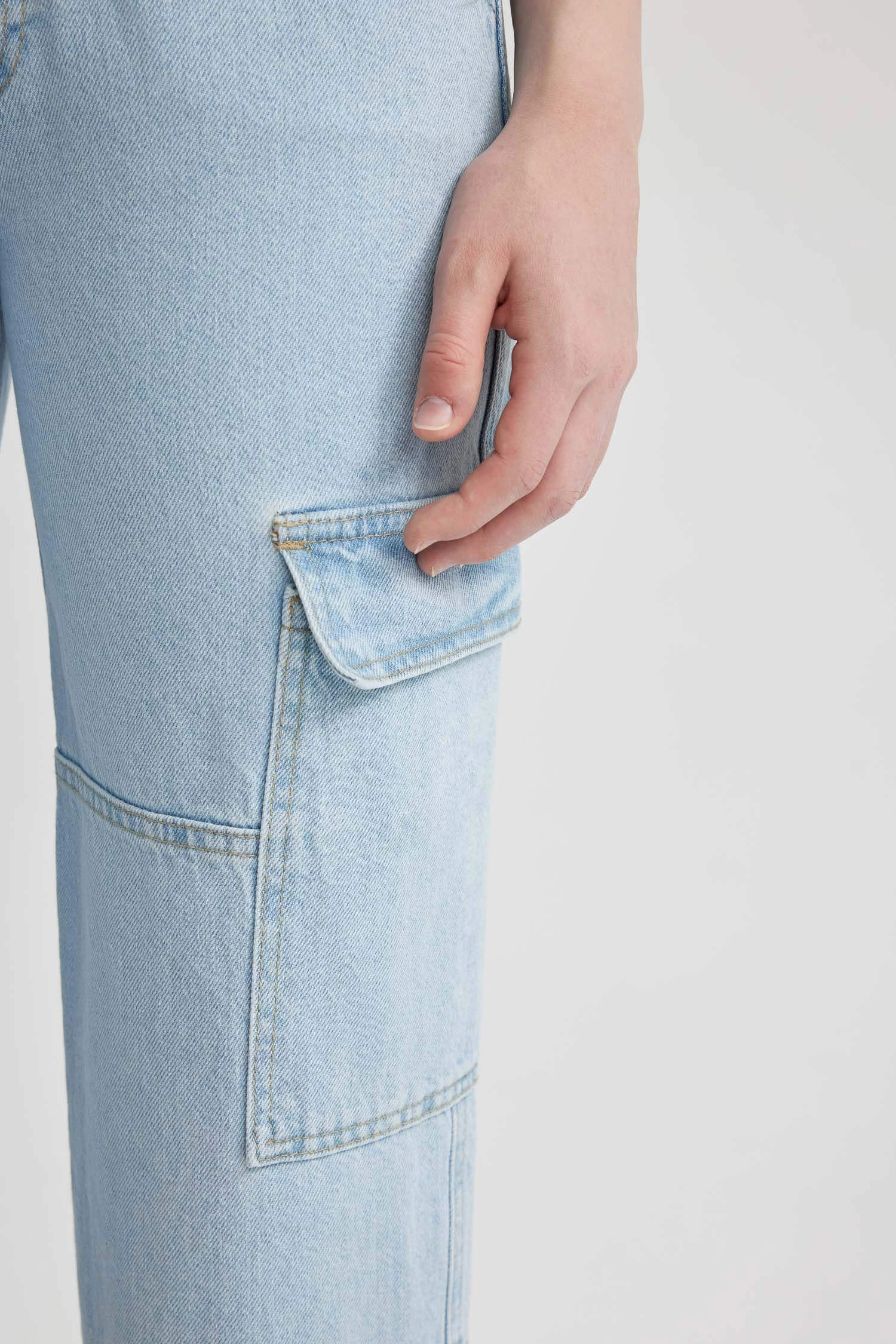 DeFacto Kargo Fit Jean Uzun %100 Pamuk Pantolon 9 DeFacto Kargo Fit Jean Uzun %100 Pamuk Pantolon – Bild 7