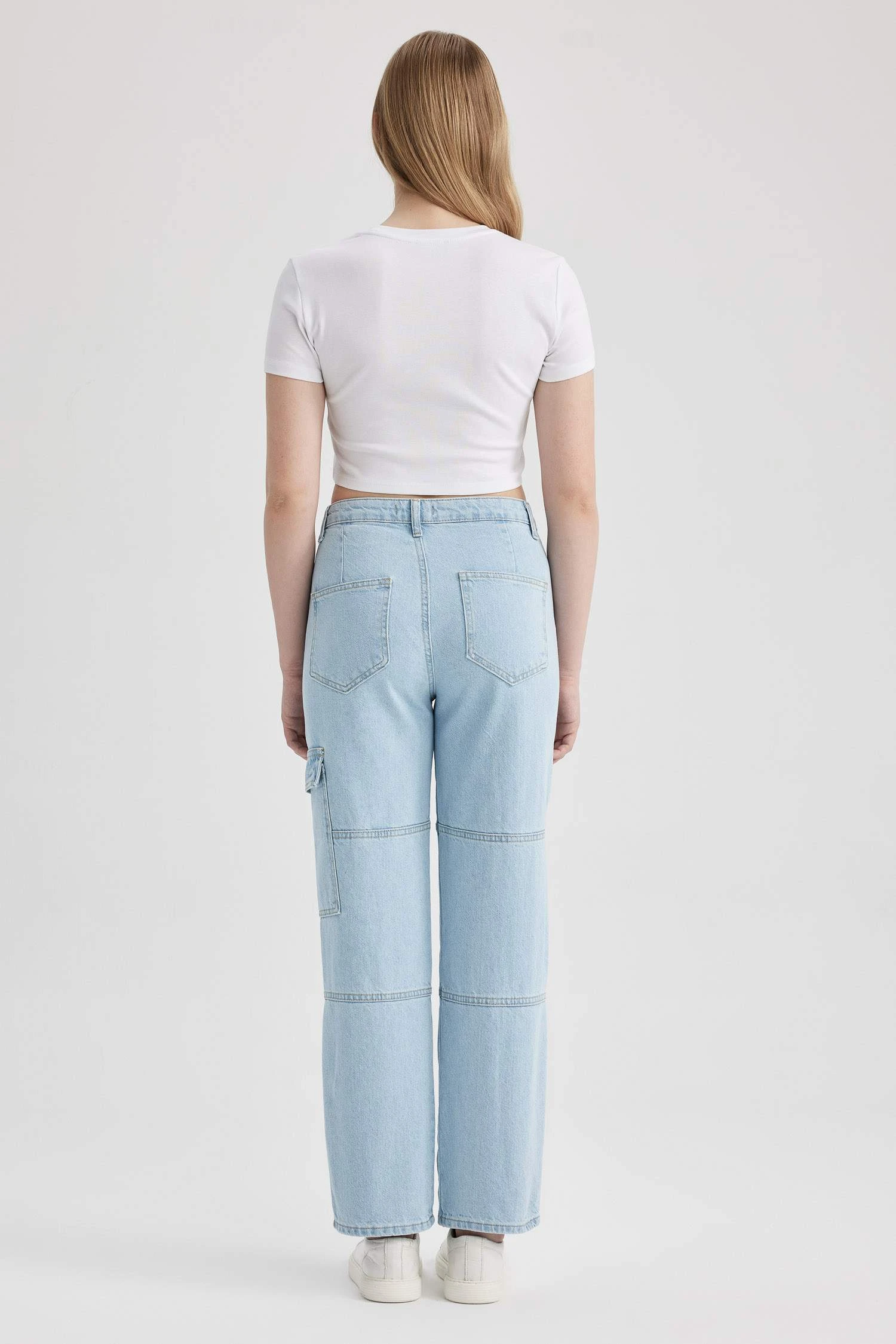 DeFacto Kargo Fit Jean Uzun %100 Pamuk Pantolon 10 DeFacto Kargo Fit Jean Uzun %100 Pamuk Pantolon – Bild 8