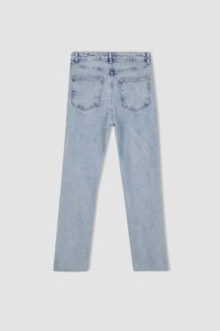 DeFacto Yırtık Detaylı Kesik Uç Paça Uzun Jean Pantolon -Tunik Style A7011AX 23HS NM39 10 01