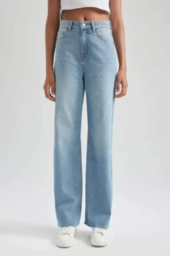 DeFacto 90's Wide Leg Uzun Jean Pantolon