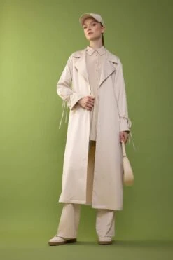 DeFacto Relax Fit Saten Uzun Kollu Tunik -Tunik Style A8294AX 23HS BG603 03 02