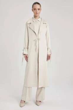 DeFacto Relax Fit Saten Uzun Kollu Tunik -Tunik Style A8294AX 23HS BG603 04 02