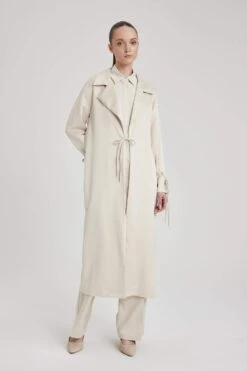 DeFacto Relax Fit Saten Uzun Kollu Tunik -Tunik Style A8294AX 23HS BG603 05 02