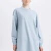 DeFacto Regular Fit Bisiklet Yaka Sweatshirt Tunik -Tunik Style A9531AX 23AU BE523 01 02