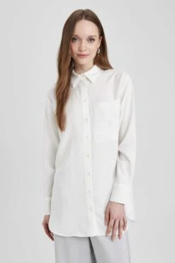 DeFacto Relax Fit Uzun Kollu Tunik