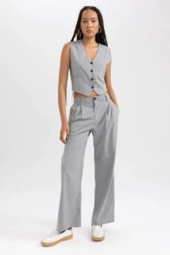 DeFacto Wide Leg Standart Pantolon -Tunik Style B0893AX 23AU GR28 03 02