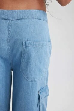 DeFacto Straight Fit Kargo Uzun Jean Pantolon -Tunik Style B1895AX 23HS NM28 07 01