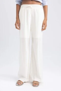 DeFacto Wide Leg Standart Pamuklu Pantolon -Tunik Style B4431AX 23HS ER105 04 01