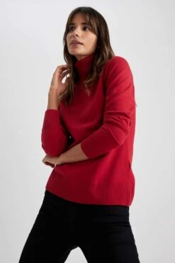 DeFacto Regular Fit Balıkçı Yaka Kazak -Tunik Style H1651AZ 23WN RD56 04 01