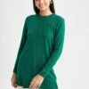 DeFacto Regular Fit Basic Ekstra Yumuşak Triko Tunik 1 DeFacto Regular Fit Basic Ekstra Yumuşak Triko Tunik -Tunik Style H3431AZ 22WN KH415 01 02
