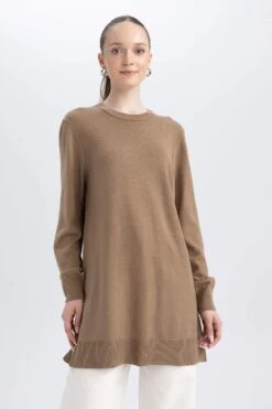 DeFacto Regular Fit Bisiklet Yaka Tunik