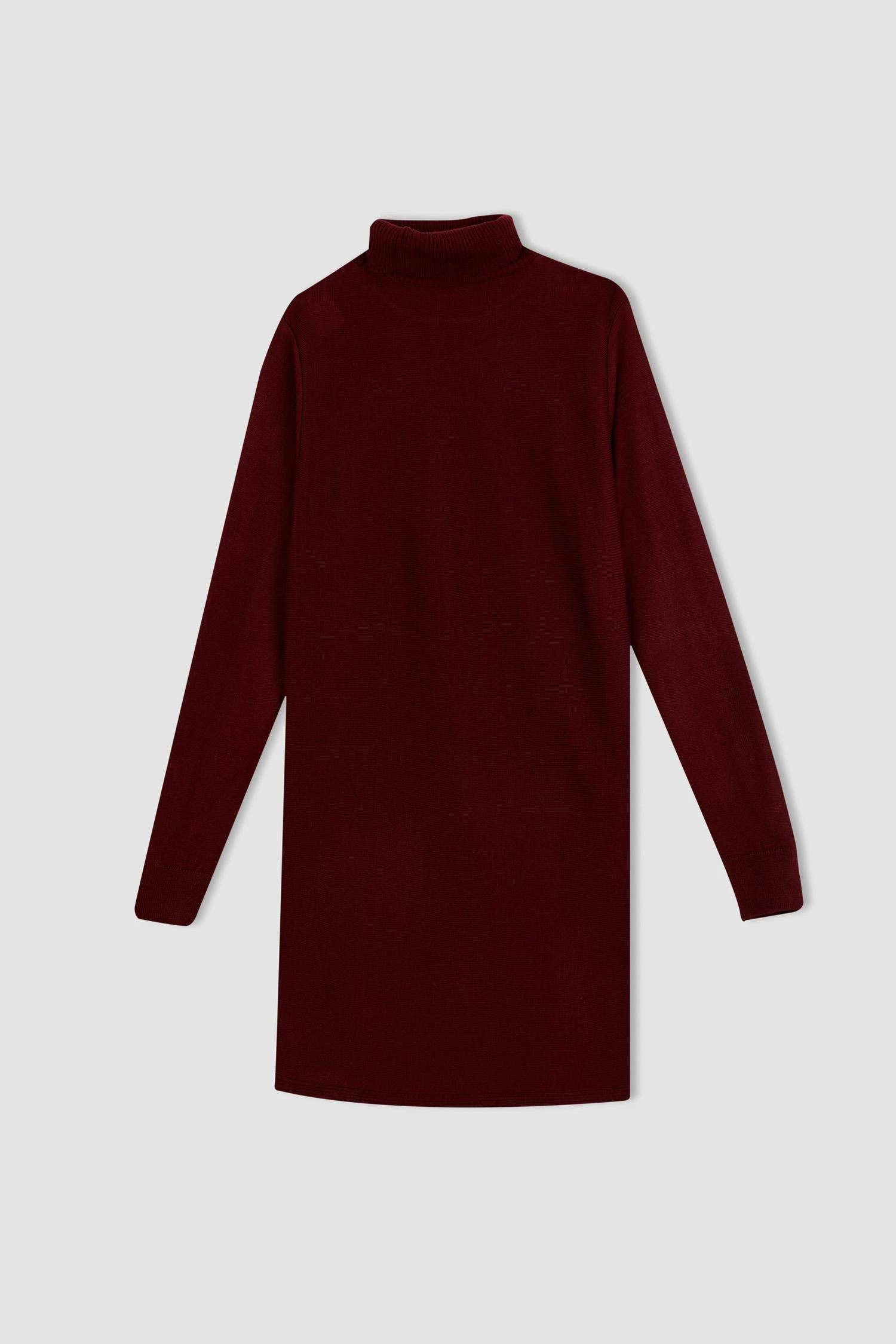 DeFacto Regular Fit Basic Boğazlı Yaka Triko Tunik 12 DeFacto Regular Fit Basic Boğazlı Yaka Triko Tunik – Bild 10