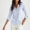DeFacto Slim Fit Kolları Bağlama Detaylı Desenli Gömlek -Tunik Style I5280AZ 22AU BE40 01 02