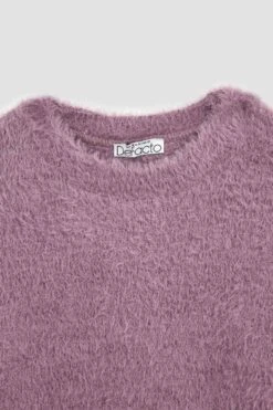 DeFacto Pelüş Düşük Omuzlu Regular Fit Triko Kazak -Tunik Style K9257AZ 22AU BR348 07 01