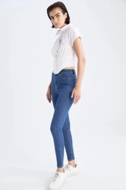 DeFacto Anna Yüksek Bel Super Skinny Fit Jean Pantolon -Tunik Style L0595AZ 22AU NM28 04 01