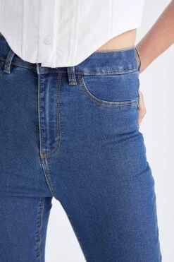 DeFacto Anna Yüksek Bel Super Skinny Fit Jean Pantolon -Tunik Style L0595AZ 22AU NM28 05 01
