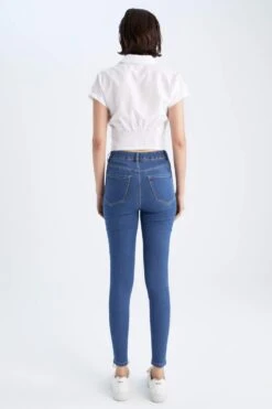 DeFacto Anna Yüksek Bel Super Skinny Fit Jean Pantolon -Tunik Style L0595AZ 22AU NM28 06 01