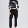 DeFacto Jogger Standart Fit Gabardin Bilek Boy %100 Pamuk Pantolon -Tunik Style L3056AZ 23SP BK27 01 02