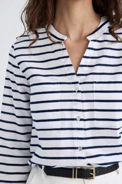 DeFacto Regular Fit Uzun Kollu %100 Pamuk Gömlek -Tunik Style L7967AZ 23SM IN95 04 01