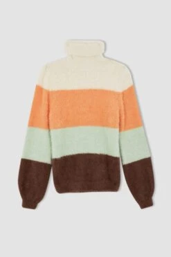 DeFacto Oversize Fit Balıkçı Yaka Kazak 20 DeFacto Oversize Fit Balıkçı Yaka Kazak -Tunik Style R1336AZ 22WN BN322 09 02