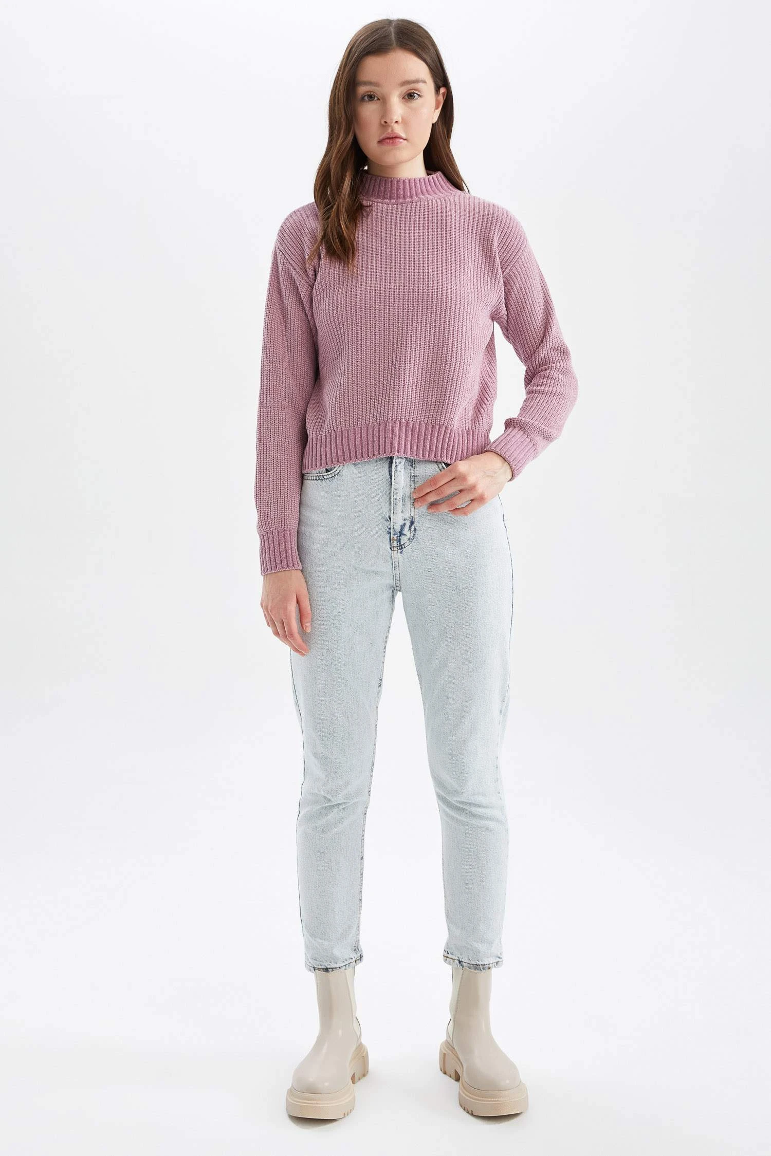 DeFacto Regular Fit Yarım Balıkçı Yaka Kazak 4 DeFacto Regular Fit Yarım Balıkçı Yaka Kazak – Bild 2