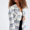 DeFacto Relax Fit Ekose Desenli Cep Detaylı Flanel Oduncu Gömlek Tunik