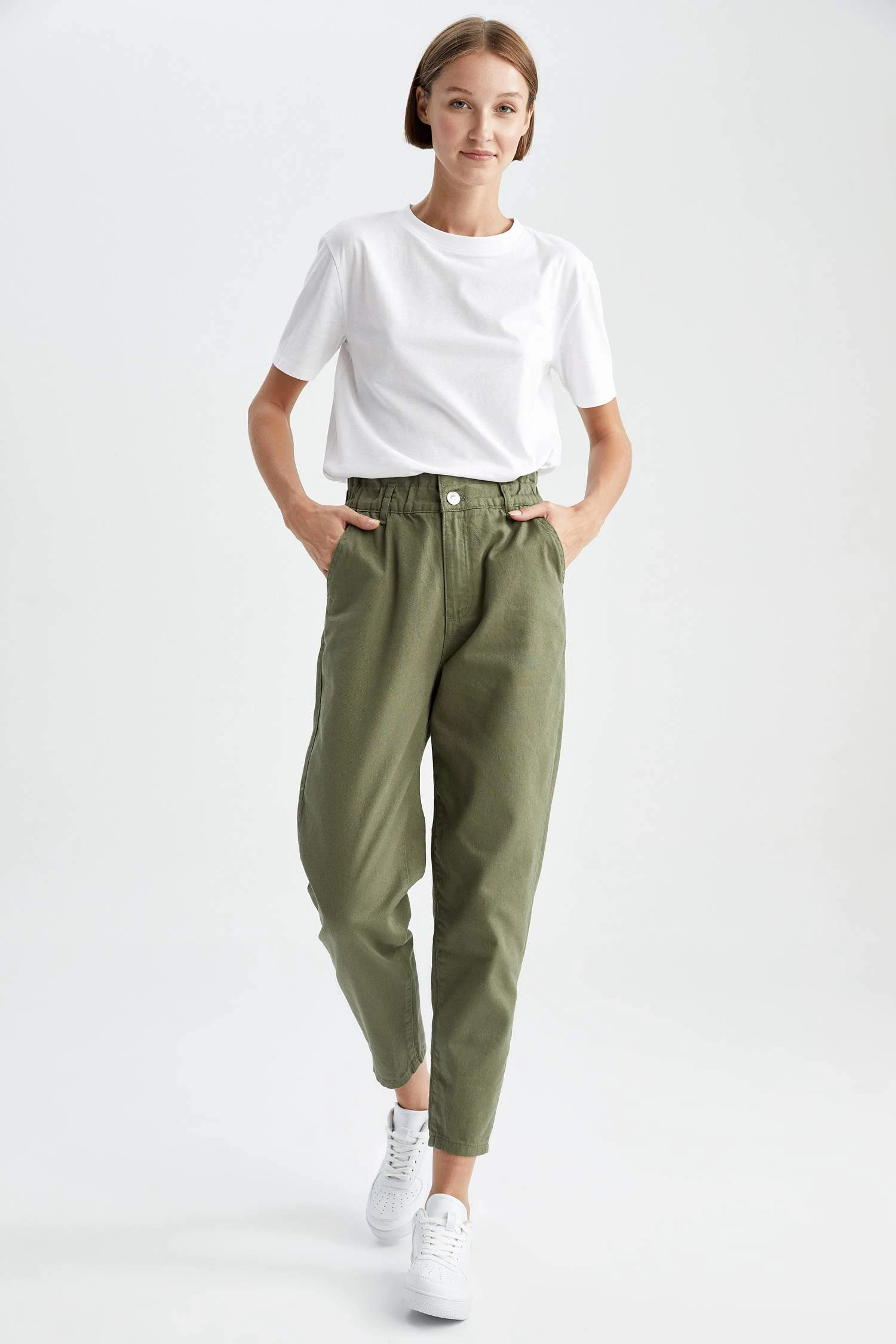 DeFacto Baggy Gabardin %100 Pamuk Pantolon 3 DeFacto Baggy Gabardin %100 Pamuk Pantolon